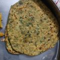 Shine Nimna का कुकस्नैप जब उन्होंने लच्छा मेथी पराठा(lachha methi paratha recipe in hindi) बनाया था।