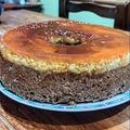 El cooksnap de Maru Gomez cuando hizo Torta imposible o Chocoflan fácil y rica.
