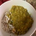 El cooksnap de Ivan Ricardo Flores cuando hizo Curry de lentejas y coco.