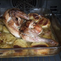 El cooksnap de Angel Almansa cuando hizo Pollo asado con patatas.