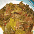 Asma Faryal Khan's cooksnap of when they made Bhindi_khare_masaly_ki.