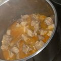 El cooksnap de Ana Ortega cuando hizo Carne de cerdo en salsa.