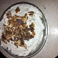 Booboop1455's cooksnap of when they made Snickers Dip (served with pretzels and apple slices).