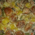 El cooksnap de yuli cuando hizo Albóndigas de Bacalao.