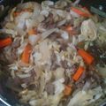 El cooksnap de Juliana Salazar cuando hizo Col (repollo)salteada con carne.