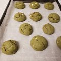 Karma's cooksnap of when they made Matcha Green Tea and White Chocolate Cookies.