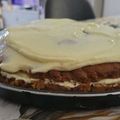 El cooksnap de LaRouS cuando hizo Tarta de zanahoria con crema de naranja en robot MC.