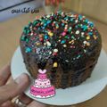 کوک اسنپ یاسین جان مامان بعد از امتحان کردن کیک خیس شکلاتی با ریز جزئیات.