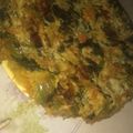 El cooksnap de Johanna Rundau cuando hizo Tortilla de acelga y zanahoria.