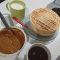 El cooksnap de Luz Vega cuando hizo Waffles dulces.