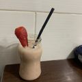 El cooksnap de Samantha Schifer cuando hizo Licuado de banana y frutilla con leche.