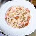 Cooksnap của chika nguyễn khi họ làm theo món Mì UDon Xào Xúc Xích 소시지볶음 우동