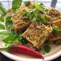 Vidhya Halvawala's cooksnap of when they made Patodi marathi dish (Besan vada).