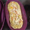 El cooksnap de Marc Gòrriz cuando hizo Tortilla de calabaza y palitos de cangrejo en microondas.