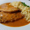 Mónika Gyurászné Cooksnap-ja, amikor elkészítette a(z) Paradicsomos-tejszínes szószban sült karaj receptet.