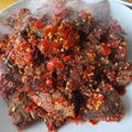 Cooksnap dari Mommy Clarissa untuk resep Empal Balado (Empal Cabe)