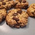 Cooksnap de P'tit luc sur la recette Cookies healthy aux flocons d'avoine et chocolat - IG bas