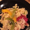 El cooksnap de balvina cuando hizo Cous-Cous con Verduritas y Pollo.