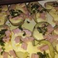 El cooksnap de Karina Ifran cuando hizo Papas al horno con jamón y queso (mantequilla de ajo).