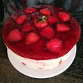 El cooksnap de Laura JB cuando hizo Tarta de queso sin horno.
