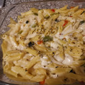 El cooksnap de Yaiza Caballero cuando hizo Macarrones con verduras, bechamel gratinadas🍝🍝.
