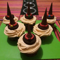 El cooksnap de Feristóteles cuando hizo Muffins de chocolate especiales para Halloween.