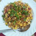 Garima jaiswal's cooksnap of when they made Mango Corn Bhel.