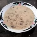 El cooksnap de David Alberto Bequis Peralta cuando hizo Crema de champiñones.