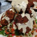 El cooksnap de Osk Hernández cuando hizo Falafel (croquetas de garbanzo).