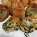 El cooksnap de Virginia. cuando hizo Croquetones de espinacas sin lactosa.