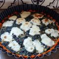 El cooksnap de Sophia Mills cuando hizo Tarta de acelga y espinaca con masa de calabaza (sin harina!).