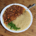 El cooksnap de Comomepongo.com 😋👌🏼 cuando hizo Tajine de garbanzos con sobrasada.