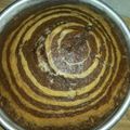 El cooksnap de Vale cuando hizo Torta Cebra.
