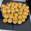 El cooksnap de Yolanda Ruiz Granero cuando hizo Panellets de piñones y almendra (Thermomix).