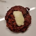 El cooksnap de Vaninagio cuando hizo Hamburguesas de remolacha, quinoa y porotos colorados.