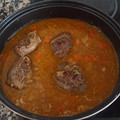 El cooksnap de Julián cuando hizo Guiso de carrillada de cerdo.