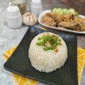 Cooksnap dari Dapur Loli😋 untuk resep Hainanese Chicken Rice (nasi ayam Hainam) di rice cooker