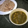 Disha D'Souza's cooksnap of when they made ধাবা স্টাইল আলু পালং.