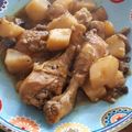 El cooksnap de Elena Beneyto Miró cuando hizo Muslos de pollo con patatas, en salsa de soja y mostaza.