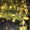 El cooksnap de Alejandra cuando hizo Torta de espinaca y pollo.