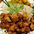 El cooksnap de Sheila D'Alessandro cuando hizo Pollo al curry con arroz y batata.