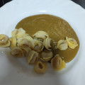 El cooksnap de maripurigeminis cuando hizo Espaguetis con champiñones y salsa de espinacas.