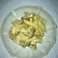El cooksnap de Miriam Buffa cuando hizo Pencas de acelga salteadas.
