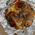 El cooksnap de Débora Cantero Martínez cuando hizo Patatas en airfryer con tomates cherry y cebolla.