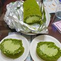 蛞蝓 的 抹茶戚風蛋糕捲 cooksnap