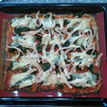 El cooksnap de mcm2103 cuando hizo Pizza de Espinacas con base de Calabacín 🍕.