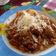 El cooksnap de Marie cuando hizo Polenta con salsa y carne picada.