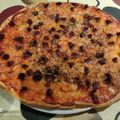 El cooksnap de sualja cuando hizo Pizza de Pasta Brisa con chorizo y queso.