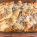 El cooksnap de Natalia Hernández Antón cuando hizo Rigatoni al forno estilo Ginos.