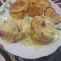 El cooksnap de Emilse Vitalevi cuando hizo Pechugas de pollo rellenas con salsa de verdeo y papas al horno.